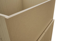 Fabuwood Galaxy Natural Oak FS30 Base Farm Sink Cabinet, Detail View