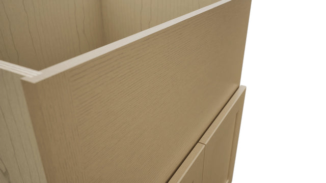 Fabuwood Galaxy Natural Oak FS30 Base Farm Sink Cabinet, Detail View