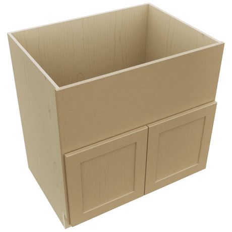Fabuwood Galaxy Natural Oak FS33 Base Farm Sink Cabinet, Top View