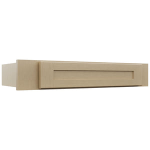 Fabuwood Galaxy Natural Oak KD30 Vanity Desk, Front View