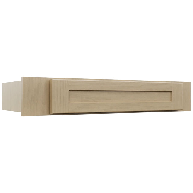 Fabuwood Galaxy Natural Oak KD30 Vanity Desk, Front View