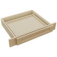 Fabuwood Galaxy Natural Oak KD30 Vanity Desk, Top View
