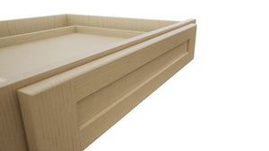 Fabuwood Galaxy Natural Oak KD30 Vanity Desk, Detail View