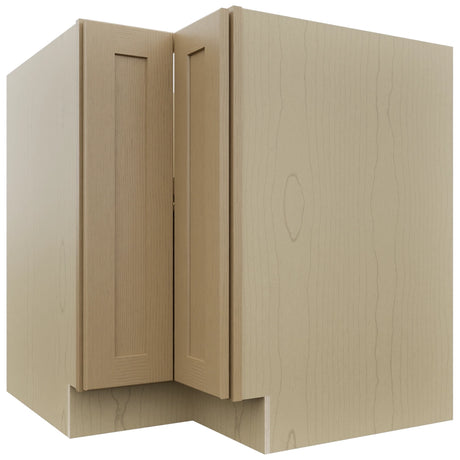 Fabuwood Galaxy Natural Oak LSB33 Base Corner Lazy Susan Cabinet, Front View