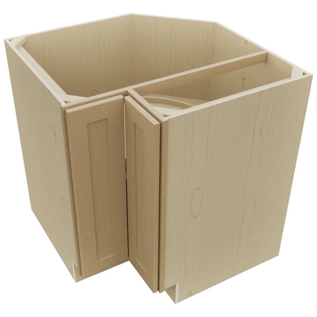 Fabuwood Galaxy Natural Oak LSB33 Base Corner Lazy Susan Cabinet, Top View
