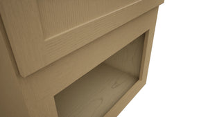 Fabuwood Galaxy Natural Oak MC303021 Wall Microwave Cabinet, Detail View