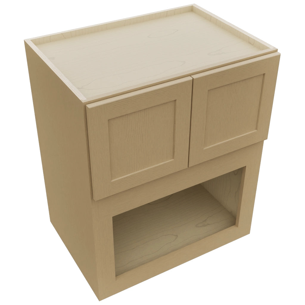 Fabuwood Galaxy Natural Oak MC303621 Wall Microwave Cabinet, Top View