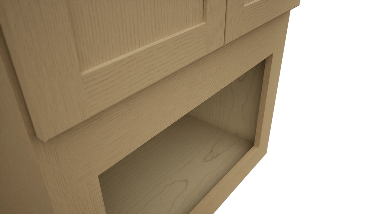 Fabuwood Galaxy Natural Oak MC303621 Wall Microwave Cabinet, Detail View