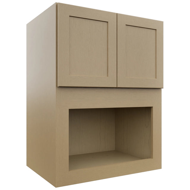 Fabuwood Galaxy Natural Oak MC303921 Wall Microwave Cabinet, Front View