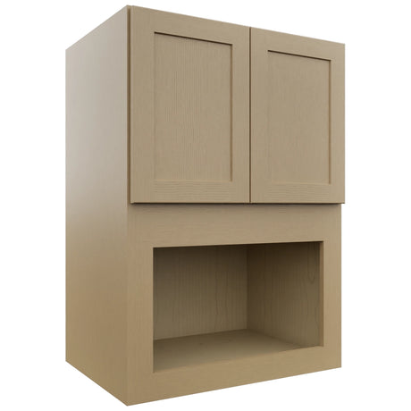 Fabuwood Galaxy Natural Oak MC304221 Wall Microwave Cabinet, Front View