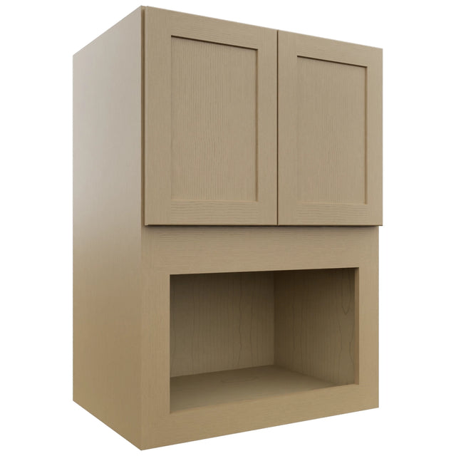 Fabuwood Galaxy Natural Oak MC304221 Wall Microwave Cabinet, Front View