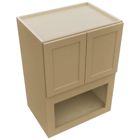 Fabuwood Galaxy Natural Oak MC304221 Wall Microwave Cabinet, Top View