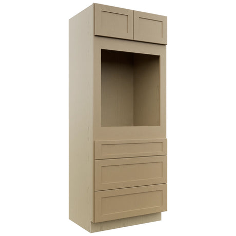 Fabuwood Galaxy Natural Oak OC3384S Tall Oven Cabinet Single, Front View