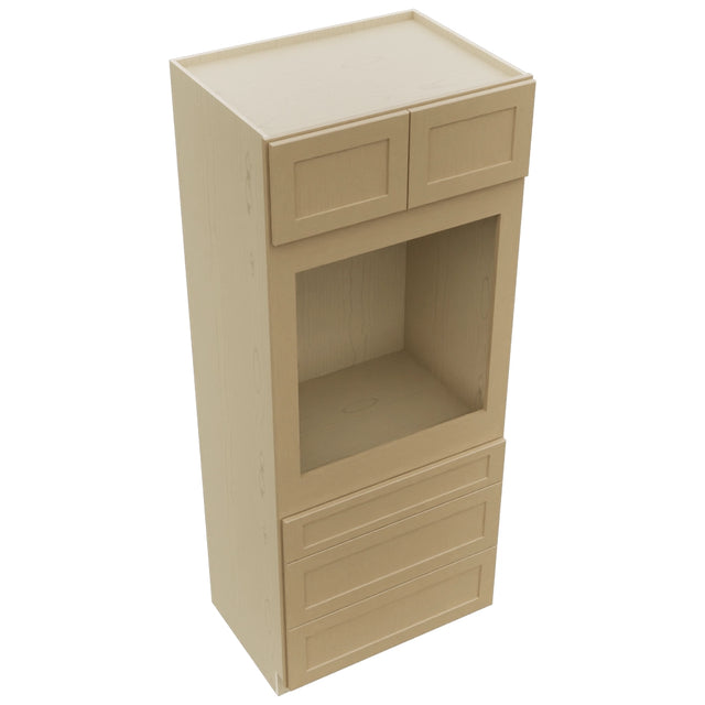 Fabuwood Galaxy Natural Oak OC3384S Tall Oven Cabinet Single, Top View