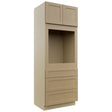 Fabuwood Galaxy Natural Oak OC3390S Tall Oven Cabinet Single, Front View