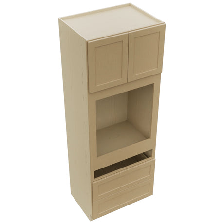 Fabuwood Galaxy Natural Oak OC3393C Tall Oven Cabinet Combo, Top View