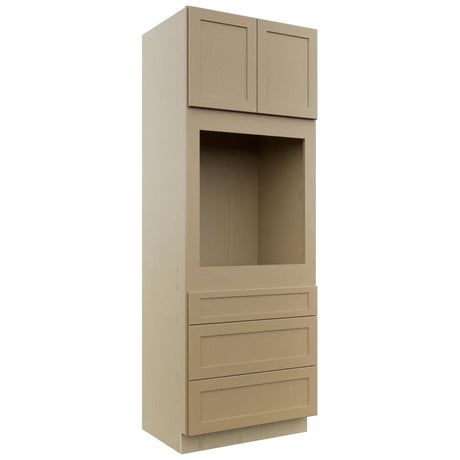 Fabuwood Galaxy Natural Oak OC3393S Tall Oven Cabinet Single, Front View