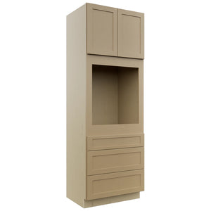 Fabuwood Galaxy Natural Oak OC3396S Tall Oven Cabinet Single, Front View