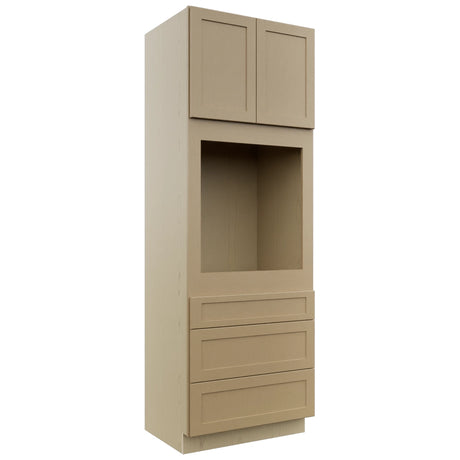 Fabuwood Galaxy Natural Oak OC3396S Tall Oven Cabinet Single, Front View