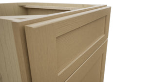 Fabuwood Galaxy Natural Oak SB21 Base Sink Cabinet, Detail View