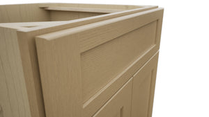 Fabuwood Galaxy Natural Oak SB24 Base Sink Cabinet, Detail View