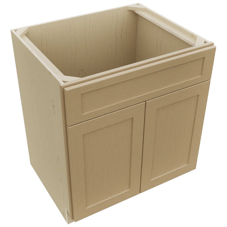 Fabuwood Galaxy Natural Oak SB30 Base Sink Cabinet, Top View