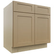 Fabuwood Galaxy Natural Oak SB33 Base Sink Cabinet, Front View