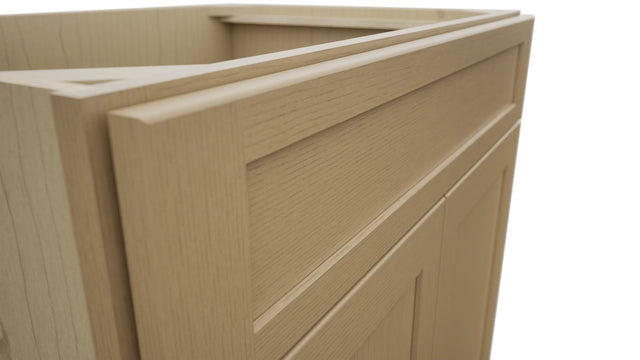 Fabuwood Galaxy Natural Oak SB33SDF Base Sink Cabinet, Detail View