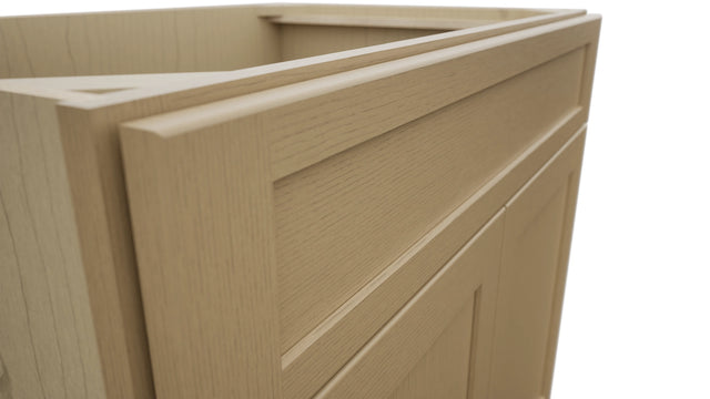 Fabuwood Galaxy Natural Oak SB36SDF Base Sink Cabinet, Detail View
