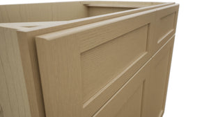 Fabuwood Galaxy Natural Oak SB39 Base Sink Cabinet, Detail View