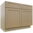 Fabuwood Galaxy Natural Oak SB42 Base Sink Cabinet, Front View