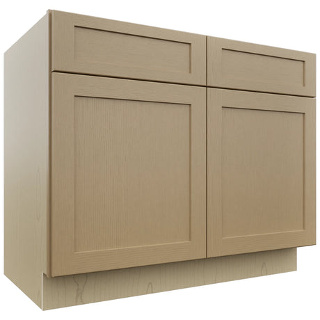 Fabuwood Galaxy Natural Oak SB42 Base Sink Cabinet, Front View