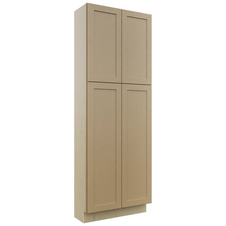Fabuwood Galaxy Natural Oak TP182484 Tall Pantry Cabinet, Front View