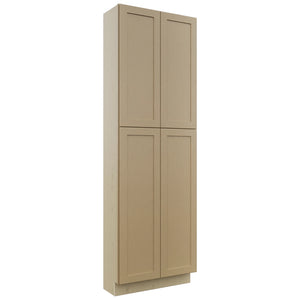 Fabuwood Galaxy Natural Oak TP182493 Tall Pantry Cabinet, Front View