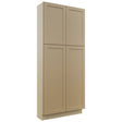 Fabuwood Galaxy Natural Oak TP241284 Tall Pantry Cabinet, Front View