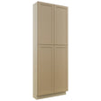 Fabuwood Galaxy Natural Oak TP241296 Tall Pantry Cabinet, Front View