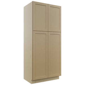 Fabuwood Galaxy Natural Oak TP362484 Tall Pantry Cabinet, Front View