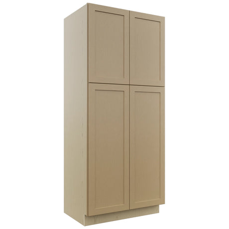 Fabuwood Galaxy Natural Oak TP362484 Tall Pantry Cabinet, Front View