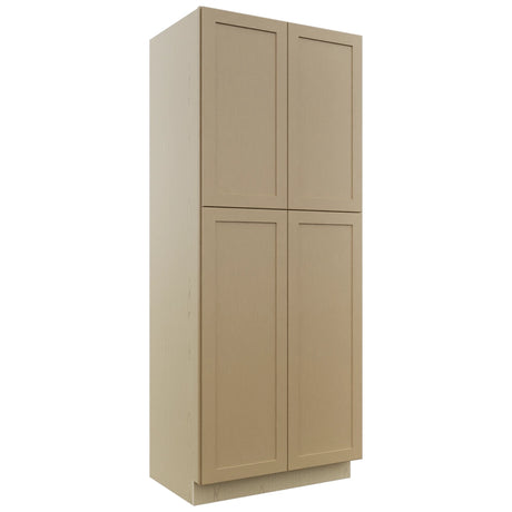 Fabuwood Galaxy Natural Oak TP362490 Tall Pantry Cabinet, Front View
