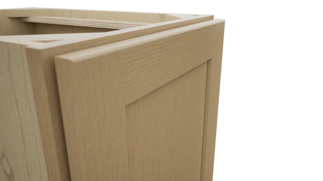 Fabuwood Galaxy Natural Oak VB15FD Vanity Base Full Height Cabinet, Detail View