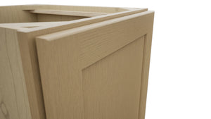Fabuwood Galaxy Natural Oak VB18FD Vanity Base Full Height Cabinet, Detail View