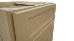 Fabuwood Galaxy Natural Oak VB21-34 Vanity Base Standard Cabinet, Detail View