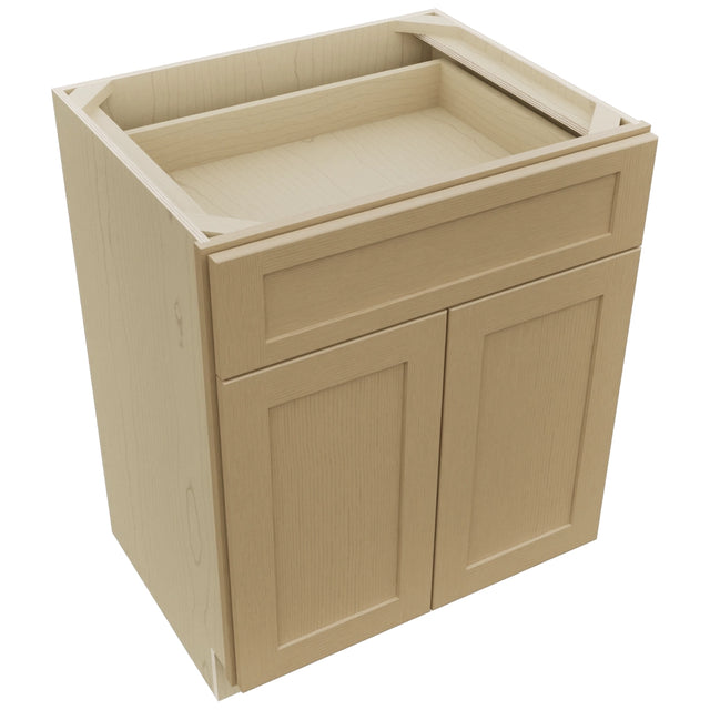 Fabuwood Galaxy Natural Oak VB27-34 Vanity Base Standard Cabinet, Top View