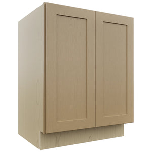 Fabuwood Galaxy Natural Oak VB27FD Vanity Base Full Height Cabinet, Front View