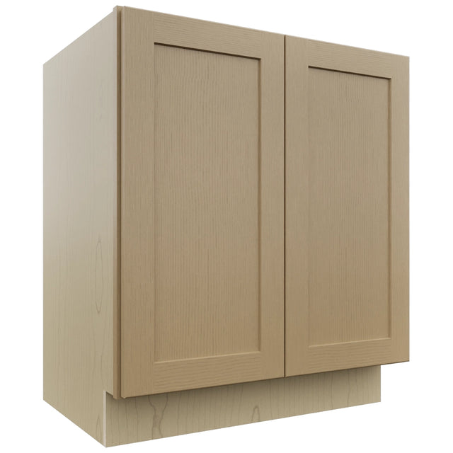 Fabuwood Galaxy Natural Oak VB30FD Vanity Base Full Height Cabinet, Front View