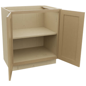 Fabuwood Galaxy Natural Oak VB30FD Vanity Base Full Height Cabinet, Open View