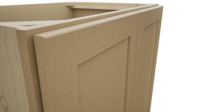 Fabuwood Galaxy Natural Oak VB30FD Vanity Base Full Height Cabinet, Detail View