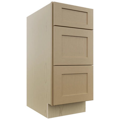 Fabuwood Galaxy Natural Oak VDB15-34 Vanity Drawer Cabinet, Front View