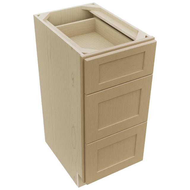 Fabuwood Galaxy Natural Oak VDB15-34 Vanity Drawer Cabinet, Top View
