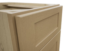 Fabuwood Galaxy Natural Oak VDB15-34 Vanity Drawer Cabinet, Detail View